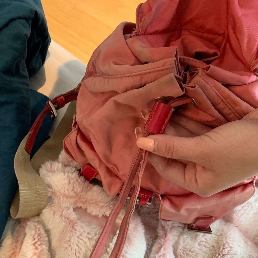 Prada Nylon Pink Small Backpack - image 3